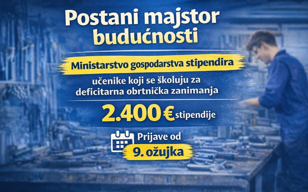Stipendiranje učenika u obrtničkim zanimanjima